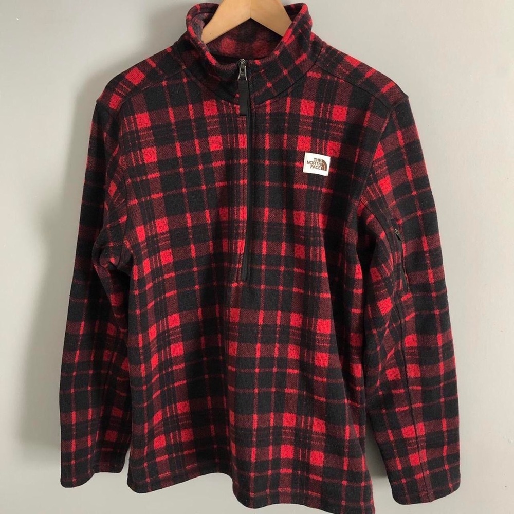 (Men’s L) The North Face Gordon Lyon’s Novelty Quarter Zip Fleece Top